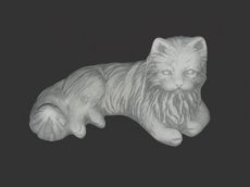H1113 Perzische kat liggend 22 cm