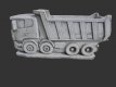 J1861 vrachtwagen met kipper SCANIA 27 cm